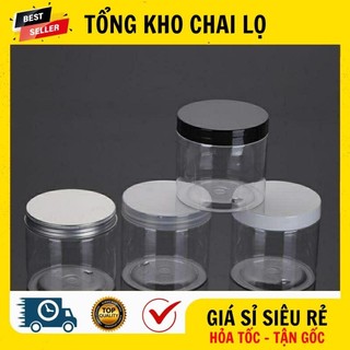 [RẺ VÔ ĐỊCH] Hủ Hộp Đựng Kem ❤ Hũ Hộp Nhựa Pet Trong 50g Đựng Mỹ Phẩm, Thực Phẩm, Đồ Khô, Ngũ Cốc