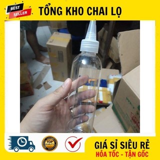 [RẺ VÔ ĐỊCH] Chai Lọ Chiết Mĩ Phẩm ❤ Chai Lọ Nhựa Pet Nút Nhọn 150ml,200ml,250ml Chiết Mực, Mỹ Phẩm