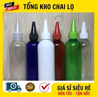 [RẺ VÔ ĐỊCH] Chai Lọ Chiết Mĩ Phẩm ❤ Chai Lọ Nhựa Pet Nắp Nhọn 100ml,50ml,30ml Chiết Mỹ Phẩm, Mực .