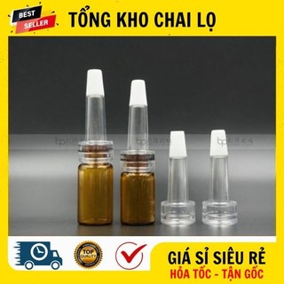 [RẺ VÔ ĐỊCH] Chai Lọ Chiết Serum ❤ Chai Lọ Chiết Tế Bào Gốc, Tinh Chất, Serum 5ml,10ml Bộ 3 Nút .
