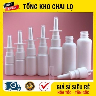 Chai lọ xịt mũi thẳng 10ml, 20ml chiết dung dịch .