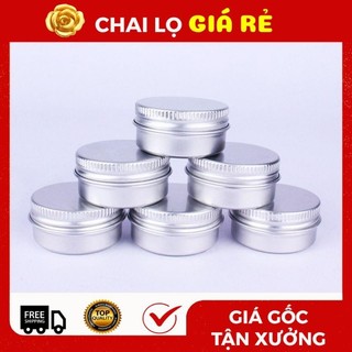 Hộp Nhôm Vặn Đáy 10g,20g,50g,100g Đựng Son Môi, Sáp Ong , ❣️.