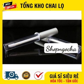 Vỏ lip môi 3.5ml nắp bạc đựng son kem, dầu dừa