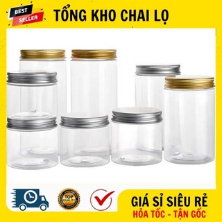 [RẺ VÔ ĐỊCH] Hủ Hộp Đựng Kem ❤ Hũ Hộp Nhựa Pet 200g,250g,500g,1kg Đựng Mỹ Phẩm, Thực Phẩm, Đồ Khô, Ngũ Cốc