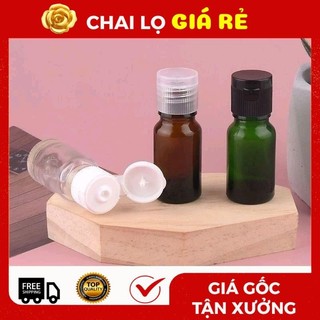 Chai Lọ Thuỷ Tinh Nắp Bật ❣️ Thủy Tinh Nắp Bật 5ml,10ml,20ml,30ml Chiết Mỹ Phẩm.