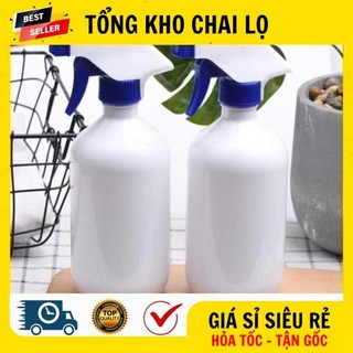[RẺ VÔ ĐỊCH] Chai Lọ Vòi Xịt Kính ❤ [500ml] Chai Lọ Nhựa Pet Vòi Xịt Kính Rỗng Chiết Dung Dịch .
