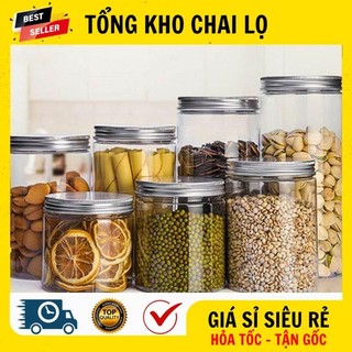 [RẺ VÔ ĐỊCH] Hủ Hộp Đựng Kem ❤ Hũ Hộp Nhựa Pet Trong 50g,100g,200g,250g Đựng Mỹ Phẩm, Thực Phẩm, Đồ Khô, Ngũ Cốc