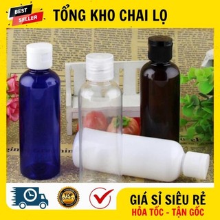 [RẺ VÔ ĐỊCH] Chai Nhựa Nắp Bật ❤ Lọ Nhựa Pet Nắp Bật [100ml/50ml/30ml/20ml] Chiết Mỹ Phẩm, Dầu Gội, Sữa Tắm