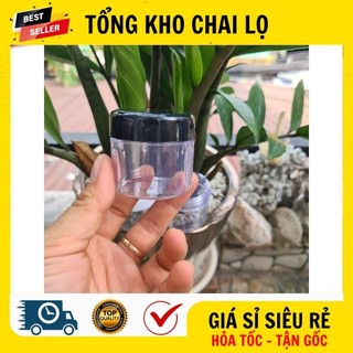 [RẺ VÔ ĐỊCH] Hủ Hộp Đựng Kem ❤ Hũ Hộp Nhựa Trong 30g,50g Có Lót Chiết Mỹ Phẩm .