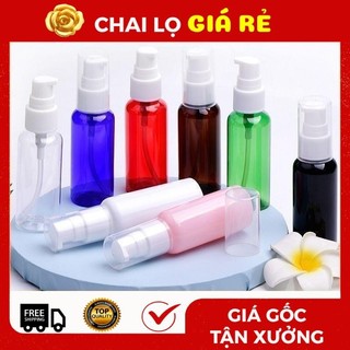 Chai Chiết Mĩ Phẩm ❣️ [10ml,20ml,30ml,50ml,100ml] Chai Nhựa Pet Xịt Giọt Chiết Mỹ Phẩm Du Lịch
