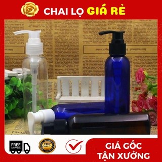 Chai Xịt Vòi Nhấn Sữa Tắm Nhựa Pet [150ml,200ml,250ml] Chiết Mỹ Phẩm, Dầu Gội ❣️