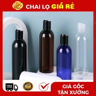 Chai Chiết Mĩ Phẩm ❣️ Nhựa Pet Trong Nắp Nhấn 150ml,200ml,250ml Chiết Mỹ Phẩm ..