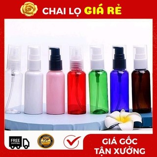 Chai Chiết Mĩ Phẩm ❣️ Nhựa Pet Xịt Giọt 30ml,50ml,100ml Chiết Mỹ Phẩm Du Lịch.