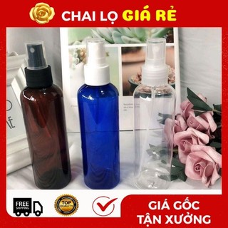 Chai Xịt Phun Sương Nhựa Pet 150ml,200ml,250ml Chiết Mỹ Phẩm ❣️,.