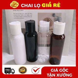 Chai Chiết Mĩ Phẩm ❣️ Nhựa Pet Nắp Nhấn 100ml,50ml,30ml,20ml Chiết Mỹ Phẩm ..
