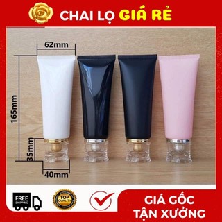 Tuýp chiết mỹ phẩm ❣️ tuýp nhựa hột xoàn 20ml,100ml chiết mỹ phẩm ,.