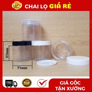 Hủ Hộp Đựng Kem ❣️ Nhựa Pet 30g 50g 100g 200g 250g Đựng Mỹ Phẩm , Thực Phẩm, Đồ Khô, Ngũ Cốc