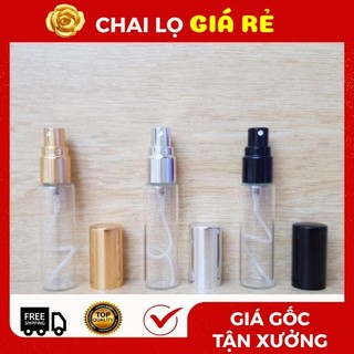 Lọ Chiết Nước Hoa Thủy Tinh Tròn 3ml,5ml,10ml Đựng Dầu Thơm ❣️ Top Rẻ