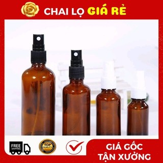 Chai Thủy Tinh Xịt Phun Sương 5ml,10ml,15ml,20ml,30ml Đựng Nước Hoa ❣️ Top Rẻ