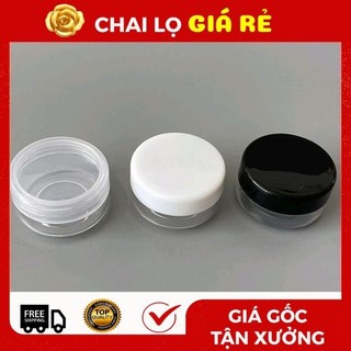 Hủ Hộp Đựng Kem ❣️ Vỏ Đựng Mỹ Phẩm Tròn 3g,5g,10g, Phụ Kiện Du Lịch Top Rẻ