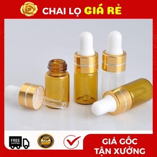 Chai Lọ Chiết Serum ❣️ [2ml,3ml,5ml] Vỏ Đựng Tinh Dầu Thủy Tinh Mỏng Chiết Mỹ Phẩm . Top Rẻ