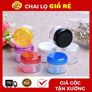 Hủ Hộp Đựng Kem ❣️ Nhựa Tròn 3g 5g 10g 20g Đựng Mỹ Phẩm , Phụ Kiện Du Lịch Top Rẻ