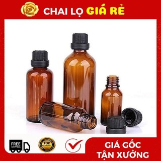 Chai Lọ Chiết Serum [15ml,20ml,30ml] Đựng Tinh Dầu Thủy Tinh Nắp Vặn Nhỏ Giọt ❣️ Top Rẻ