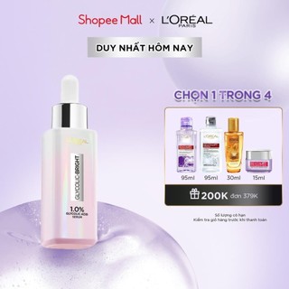 Serum dưỡng sáng mờ thâm nám Paris Glycolic Bright 1.0% Glycolic Acid 30ml