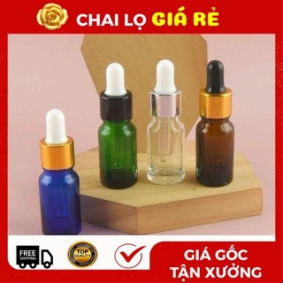 [5ml,10ml] Chai Lọ đựng tinh dầu bóp giọt chiết serm, mỹ phẩm ❣️