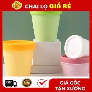 Hủ Hộp Đựng Kem ❣️ Hũ Ly Thái 200g Đựng Bột, Chiết Mỹ Phẩm , Phụ Kiện Du Lịch Top Rẻ