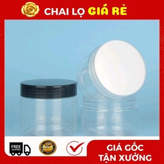 Hủ Hộp Đựng Kem ❣️ Nhựa Pet 200g,250g,500g,1kg Đựng Mỹ Phẩm , Thực Phẩm, Đồ Khô, Ngũ Cốc Top Rẻ