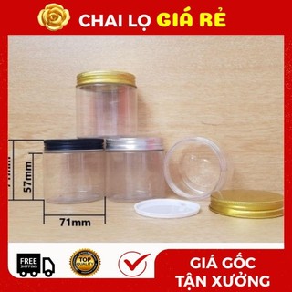 Hủ Hộp Đựng Kem ❣️ Nhựa Pet 200g 250g Chiết Mỹ Phẩm , Phụ Kiện Du Lịch Top Rẻ