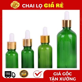 [15ml,20ml] Chai Lọ Đựng Tinh Dầu Xanh Lá Chiết Serum Khoen Vàng,Đen,Bạc. ❣️ Top Rẻ