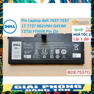 █ [Pin zin] Pin Laptop dell 7437 7537 17 7737 062VNH G4YJM T2T3J F7HVR Pin Zin