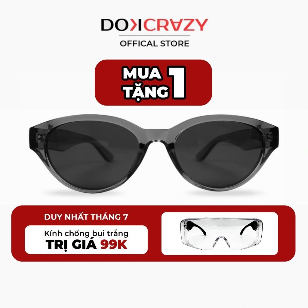 Kính mát thời trang DOKCRAZY CATCHY mắt mèo cao cấp ,màu sắc nổi bật, chống tia UV400 -BST RADIANT