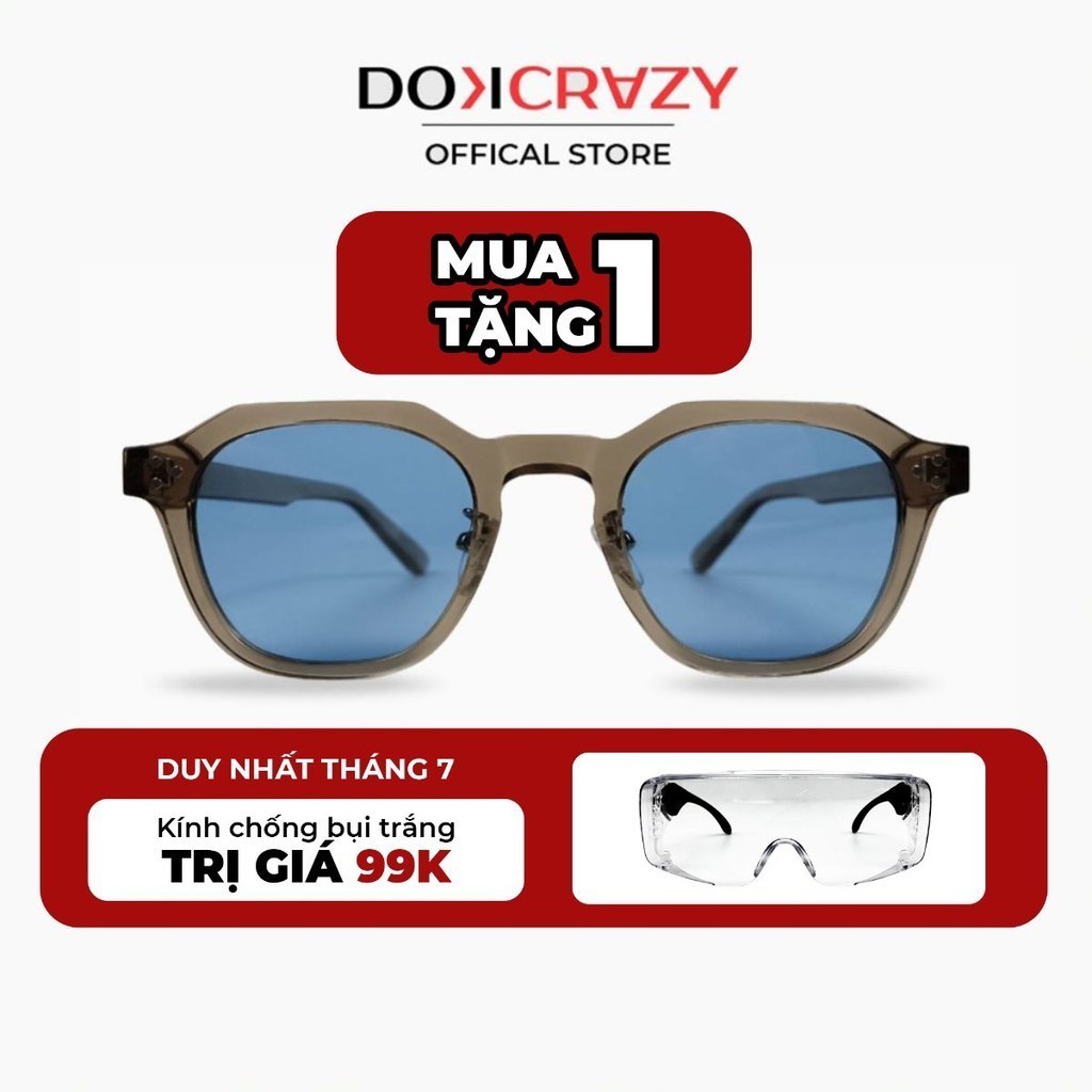 Kính mát thời trang DOKCRAZY IRISS nhựa cao cấp phù hợp nhiều dáng mặt, chống tia UV400 -BST RADIANT