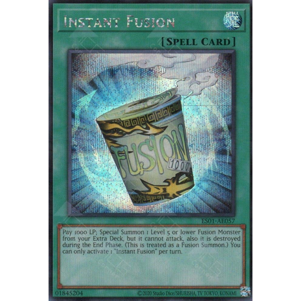 [ Bài Yugioh Chính Hãng ] ES01-AE057 Instant Fusion