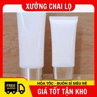 Tuýp Chiết Mỹ Phẩm  Tube Nhựa Nắp Xi 50ml, 100ml Đựng Kem Chống Nắng, Chiết Dầu Gội, Sữa Tắm