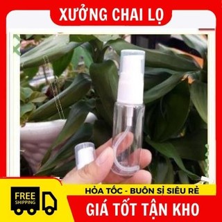 Chai lọ chiết mĩ phẩm nhựa pet xịt giọt 15ml,20ml chiết mỹ phẩm,
