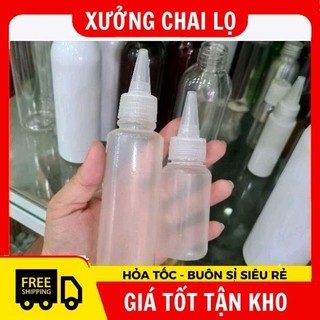 Chai Lọ Nhựa Mềm Nút Nhọn Nhỏ Giọt Ac 50ml,100ml Chiết Dung Dịch, Hương Liệu