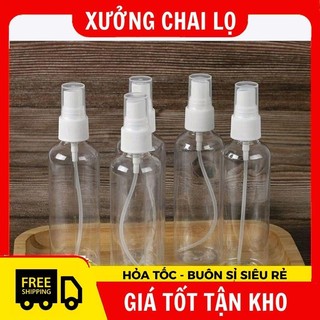 Chai Lọ Xịt Phun Sương  [30ml,50ml,100ml] Nhựa Pet Chiết Mỹ Phẩm