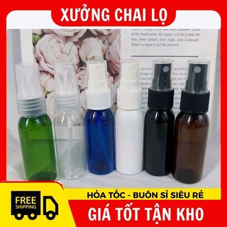 Chai Lọ Xịt Phun Sương Nhựa Pet 10ml,20ml Chiết Mỹ Phẩm