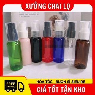 Chai Lọ Chiết Mĩ Phẩm  Nhựa Pet Xịt Giọt 30ml,50ml,100ml Chiết Serum