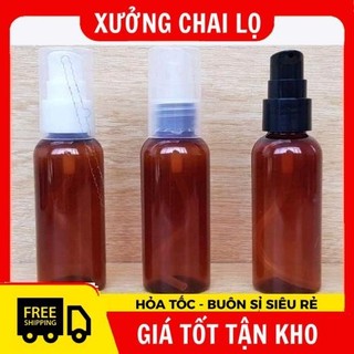 Chai Chiết Mĩ Phẩm  Nhựa Pet Xịt Giọt 30ml,50ml,100ml Đựng Dầu Gội, Kem Dưỡng
