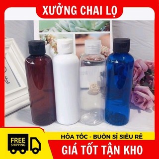 Chai Nhựa Nắp Bật  Vỏ Nhựa Pet 20ml, 30ml,50ml,100ml,150ml,200ml,250ml Chiết Nước Rửa Tay