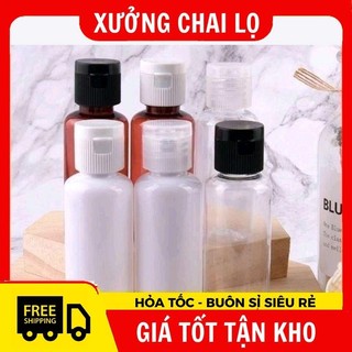 Chai Lọ Nhựa Nắp Bật   Vỏ Nhựa Pet 30ml/50ml/100ml Đựng Gel,