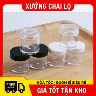 Hũ Hộp Chiết Mỹ Phẩm Thân Cao 10g Đựng Kem Face , Phụ Kiện Du Lịch .