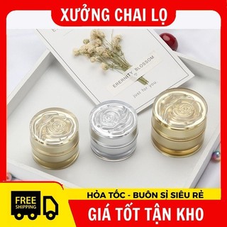 Hủ Hộp Đựng Kem  , 5g,10g,20g Hoa Hồng Đựng Kem Face , Phụ Kiện Du Lịch ,