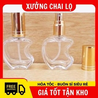 Chai Lọ Chiết Nước Hoa  , Hình Táo 10ml-12ml Đựng Dầu Thơm , Phụ Kiện Du Lịch ,