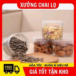 Hủ Hộp Đựng Kem , Hũ Nhựa Pet 100g Đựng Mỹ Phẩm, Thực Phẩm, Đồ Khô, Ngũ Cốc ,
